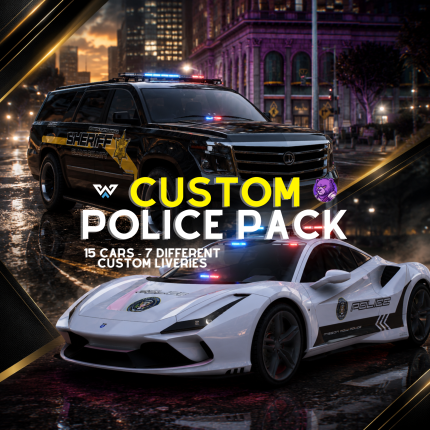 Custom Lore Friendly Police Pack I 7 Liveries I 15 Cars