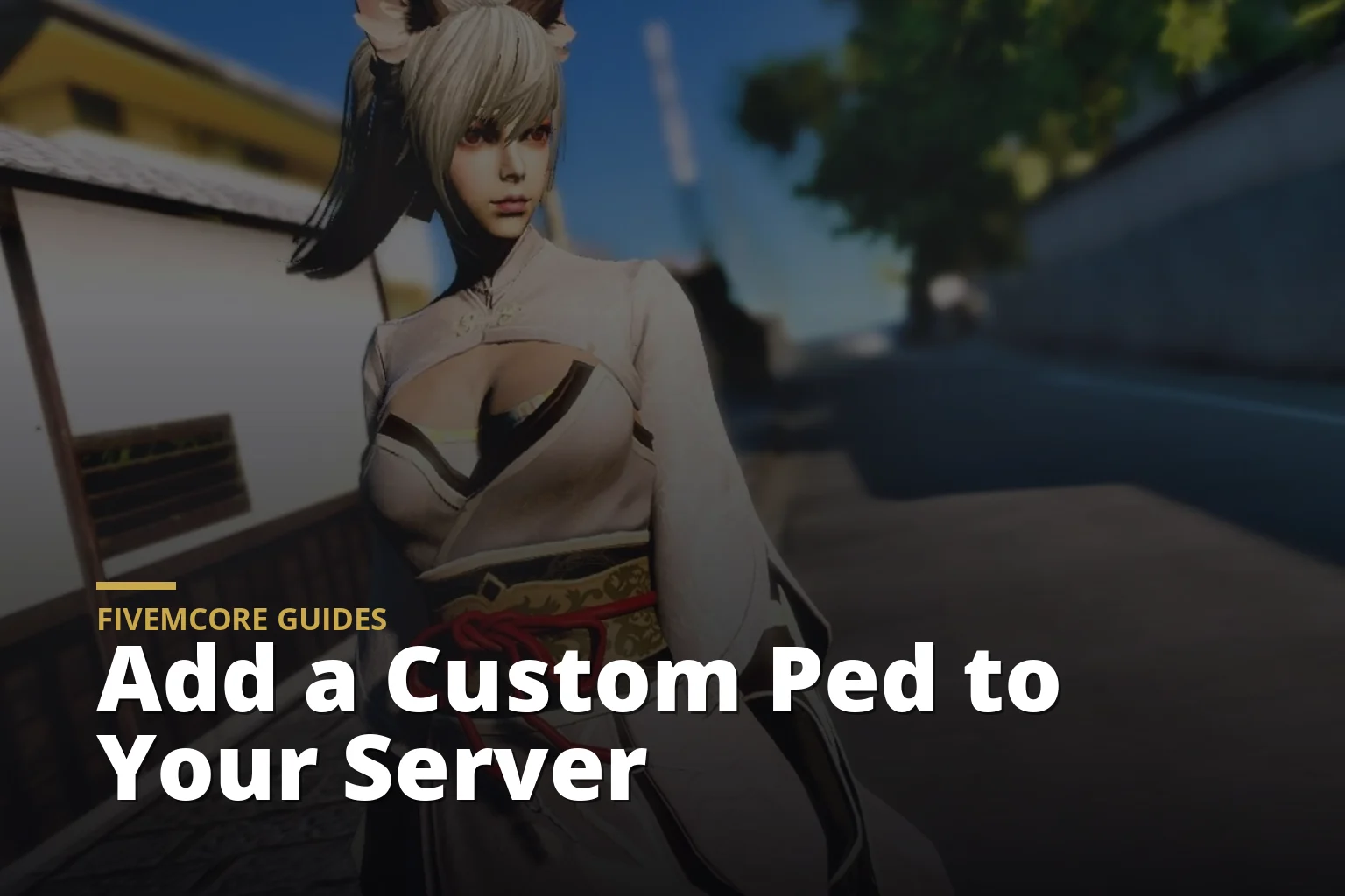 Add a Custom Ped to Your Server
