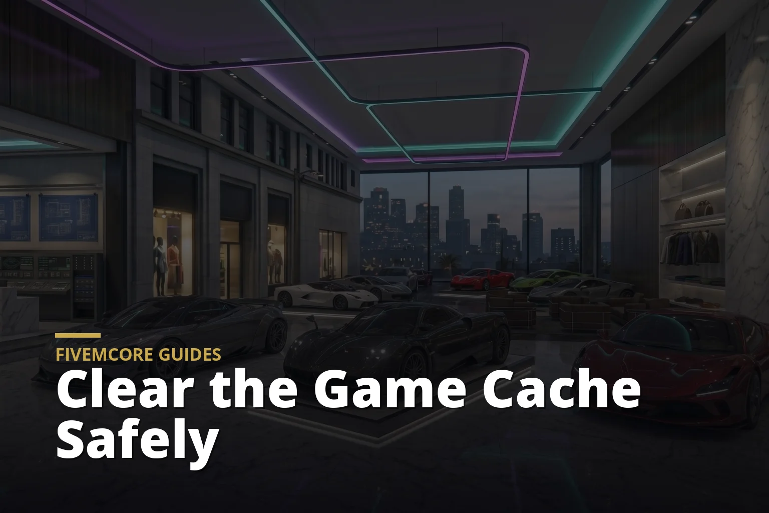 Clear the Game Cache Safely